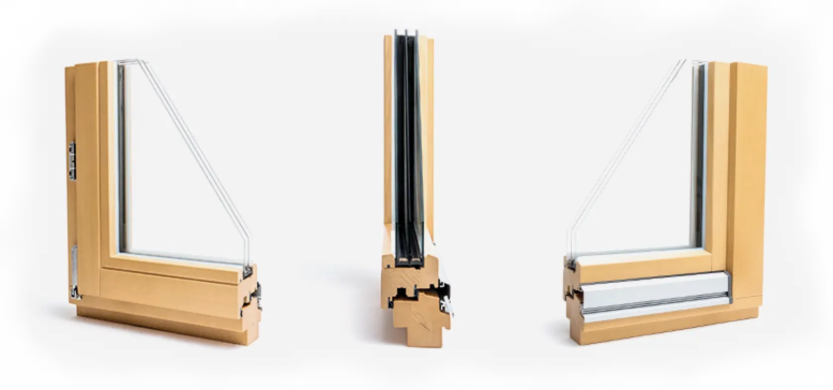 Klassisches Premium-Holzfenster System Silva mit sichtbaren Bändern und präziser Eckverbindung – Passau Fenster Schreinerei